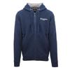 Aquascutum Mens Signature Embossed Full Zip Hoodie