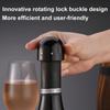 Augenblick Champagne Bottle Stopper, Silicone Vacuum Bottle Stopper For Wine Prosecco Champagne Sparkling