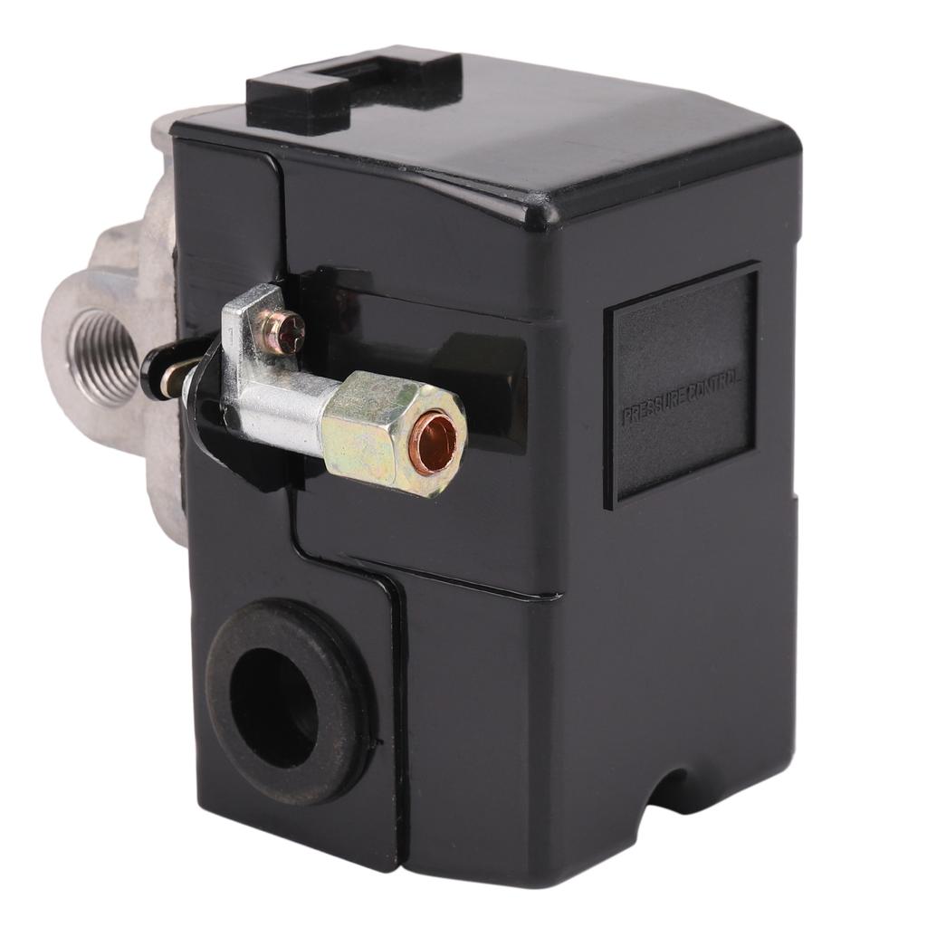 BHBL Pressure Switch Control Air Compressor 140-175 PSI 4 Port Heavy Duty 26 AMP Black