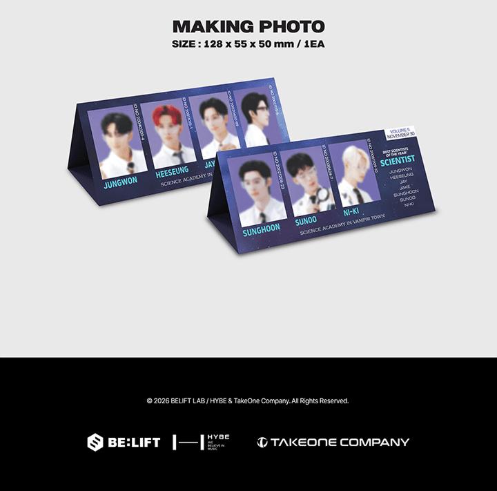 ENHYPEN WELT-GUTSCHEINKARTEN-SAMMLUNG [WISSENSCHAFTLER BASIS-Version]