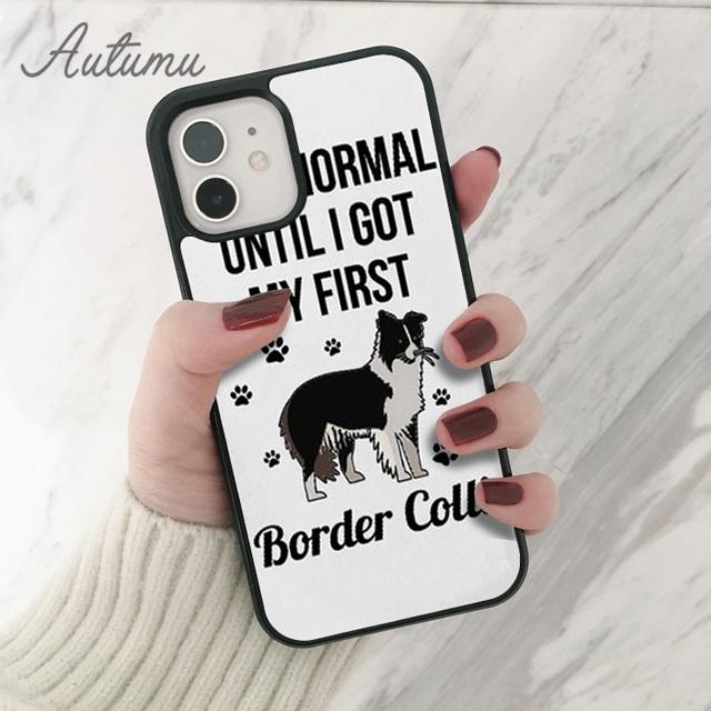 Border Collie Hund Telefon Fall für iPhone 11 12 13 14 Pro Max mini X XR XS SE 2020 5s 6S 7 8 Plus Samsung Galaxy S21 S22 shell
