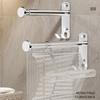 Stainless Steel Clothes Hanger Storage Rack Wall-mounted Scalable Storage Racks Drying Hanger