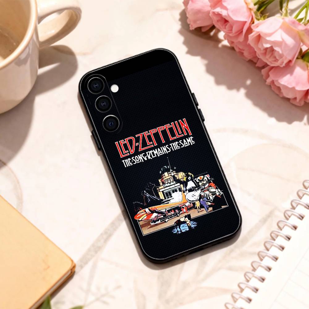 Cool L-Led Zeppelin Band   Phone Case For Samsung Galaxy A73,A72,A71,A70,A53,A52,A51,Others Soft Black Shell