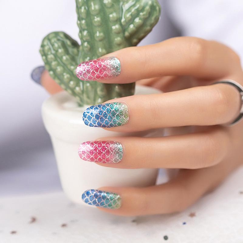 Korean Nail Polish Film Nail Art Stickers Autumn and Winter Nail Patches Wear Nail Art Stickers Manicure Stickers