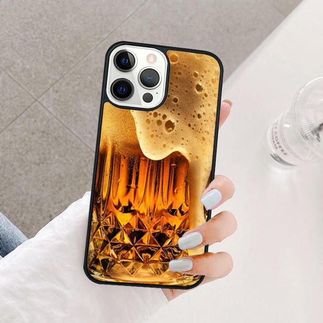 A Glass of Alcohol Beer Phone Case Cover For iPhone 17 Air 15 16 14 13 12 Pro Max 11 Pro Max Plus Coque Shell