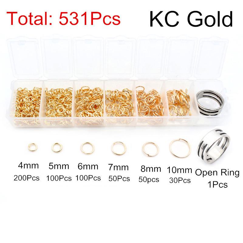 DIY Jewelry Making Kit: Jump Rings, Ear Hooks, Ear Plugs, Lobster Clasps for Earrings & Bracelets