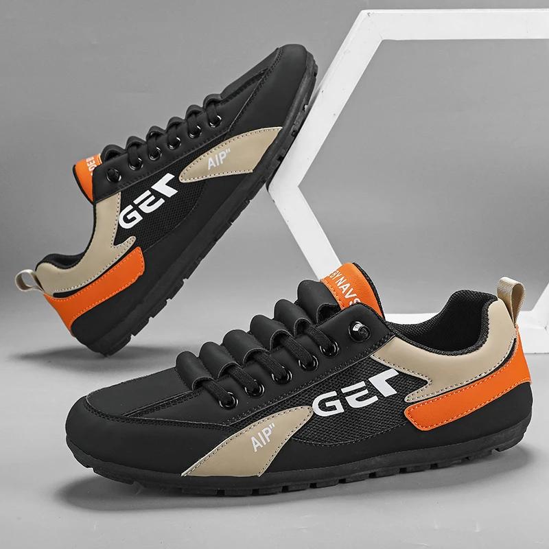 

Мужские повседневные кроссовки для улицы, сетчатые кроссовки для бега, легкие мужские кроссовки для ходьбы, удобные дышащие кроссовки для бега трусцой и спорта на плоской подошве 40 чёрный