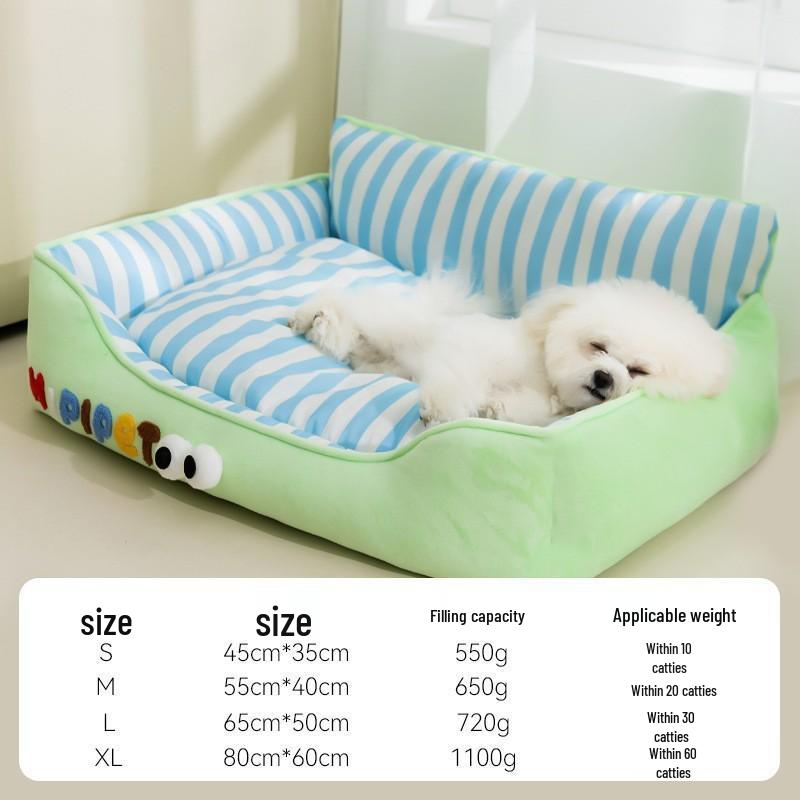 Cross-Border Dog Bed: Cozy Autumn/Winter Nest for Small Dogs & Cats