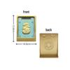 999 Fine Gold Pine Money Feng Shui Ornament Gift Box for Family and Friends