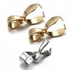 20 Stück Edelstahl Charms Anhänger Clipverschlüsse Klemmschlaufen Clip für Halsketten Anhängerverbinder DIY Schmuckherstellung Zubehör