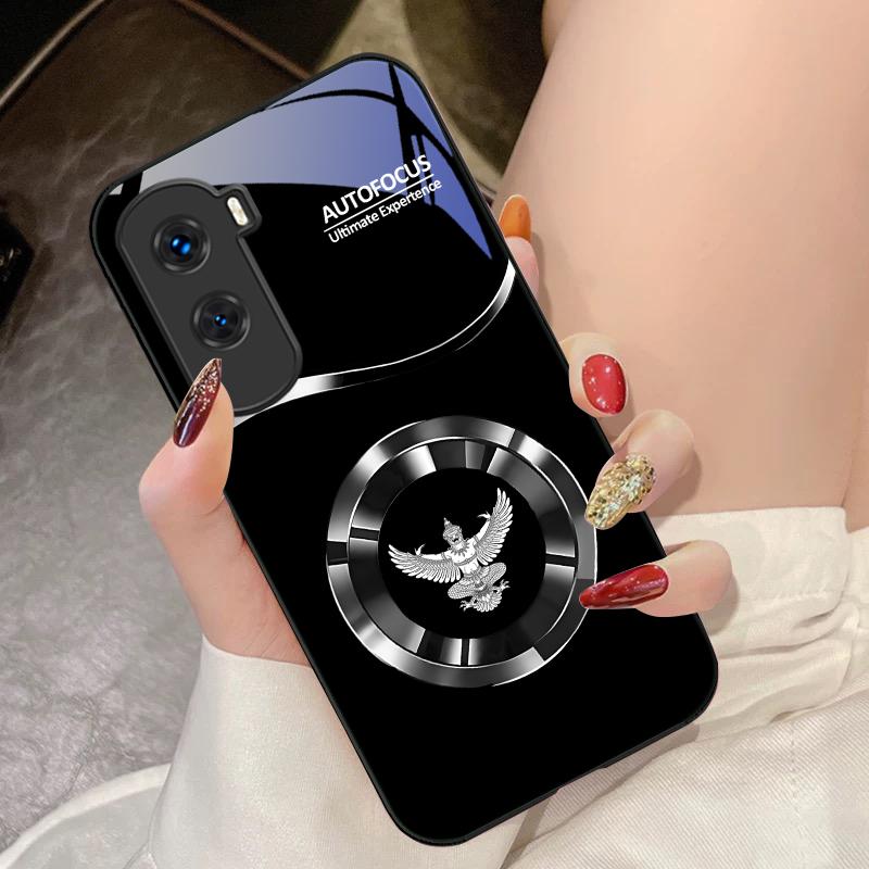 The Circle Flyer For Honor 200 90 8X 9X Pro Lite P50 P40 Nova 10 11i P60 Magic4 6 Mate 20 50 Tempered Glass Phone Case