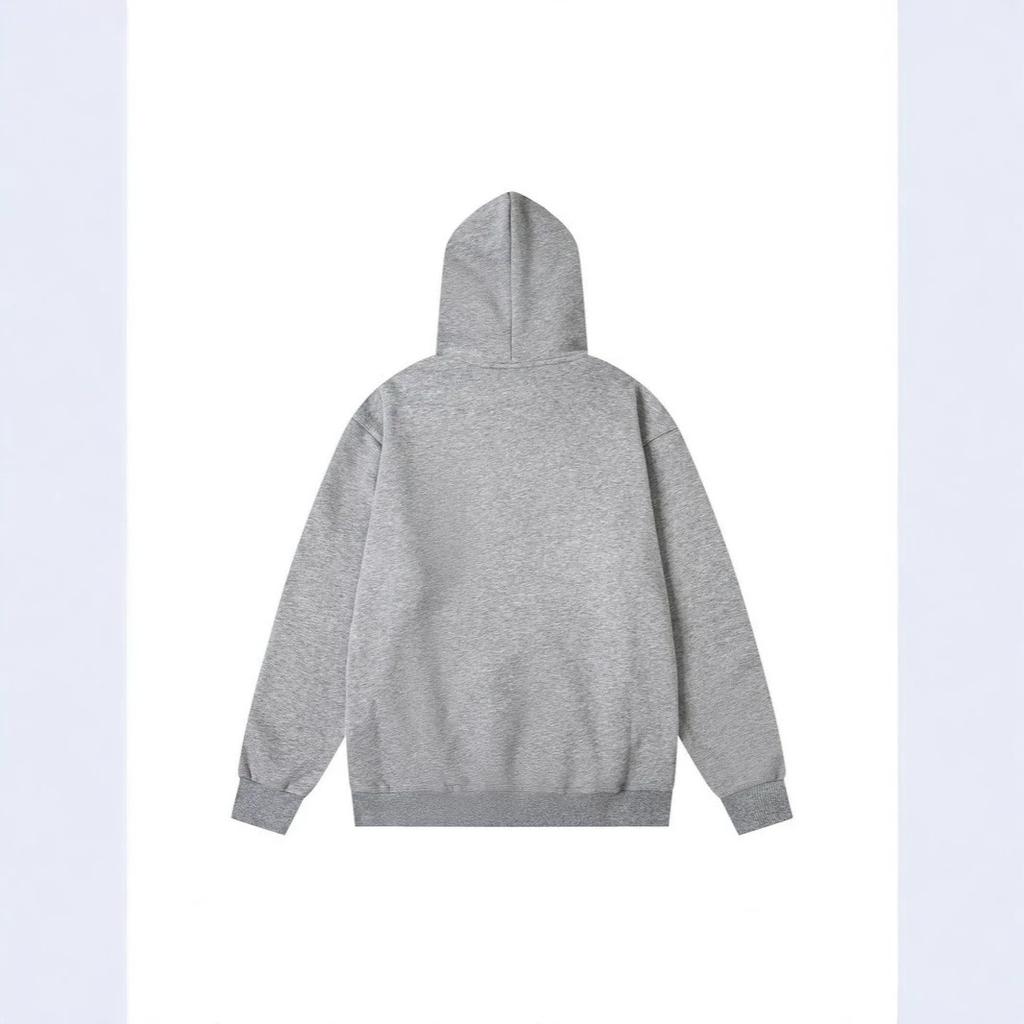 Cross-border trendy American high street distressed worn hooded cardigan, 26SS new arrival