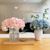 4pcs Hydrangea Artificial Flowers, 14In Realistic Hydrangea Flowers Bouquet Hydrangea Flowers Wedding Party Office Home Decor