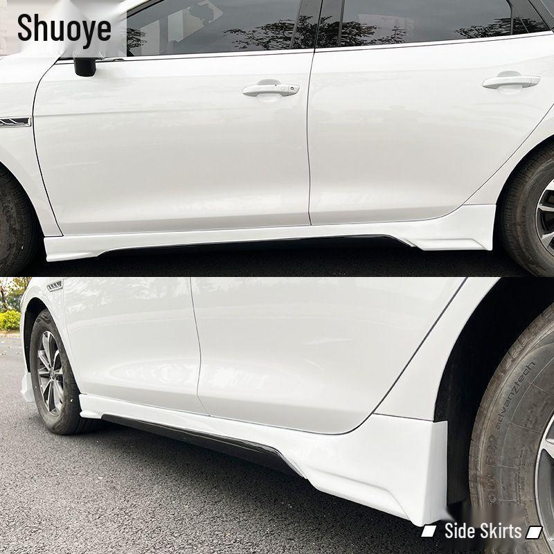BYD Qin Plus Dmi/EV EFG Style Body Kit: Lower Front & Rear Lips, Side Skirts, Tail Wing with Lights