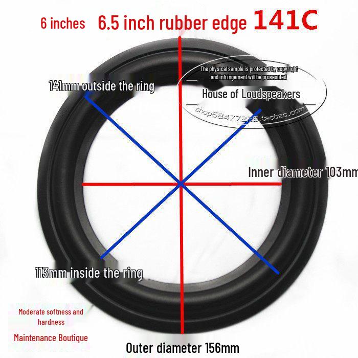 4-12 Inch Speaker Rubber Surround Edge Repair Rings