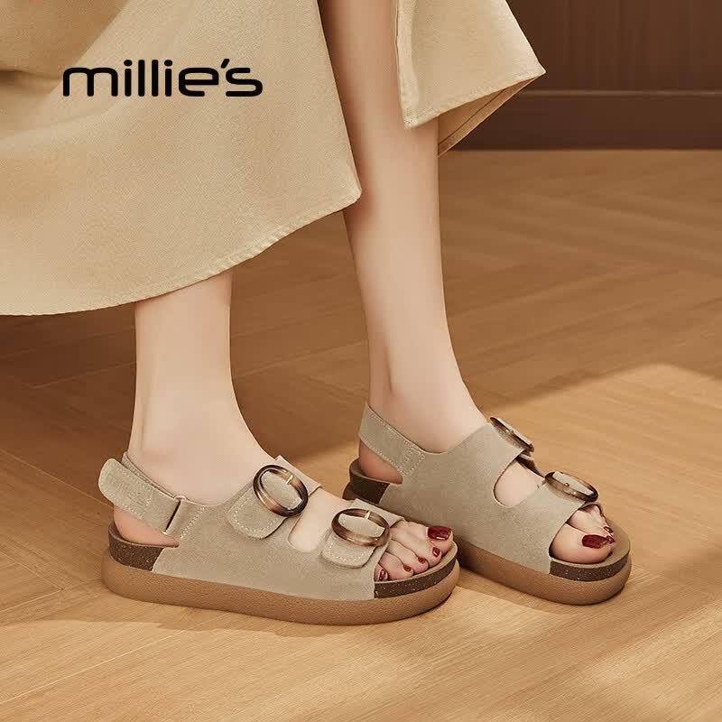 Millies Women s Retro Leather Birkenstock Sandals 38