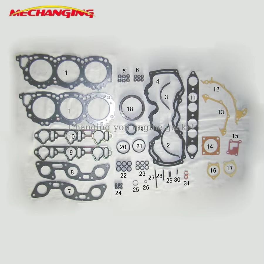 For NISSAN QUEST (V40) 3.0 L VG30E Full Engine Gasket Engine Rebuilding Kits Engine Parts 10101-0B026 Mechanging