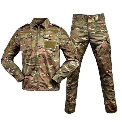 Uniforme Tattica Mimetica a Manica Lunga da Uomo - Resistente all'Usura, Multitasche, Abbigliamento da Lavoro per Esterno.