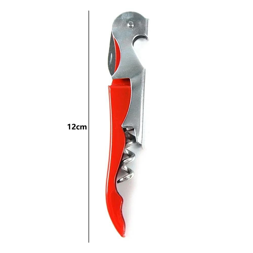 Professional Multifunction Wine Opener: Wood Handle Screw Corkscrew, Portable for Red Wine, Beer & Kitchen Use