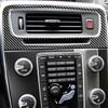 Volvo V60/S60L Carbon Fiber Console Air Outlet Decor Sticker