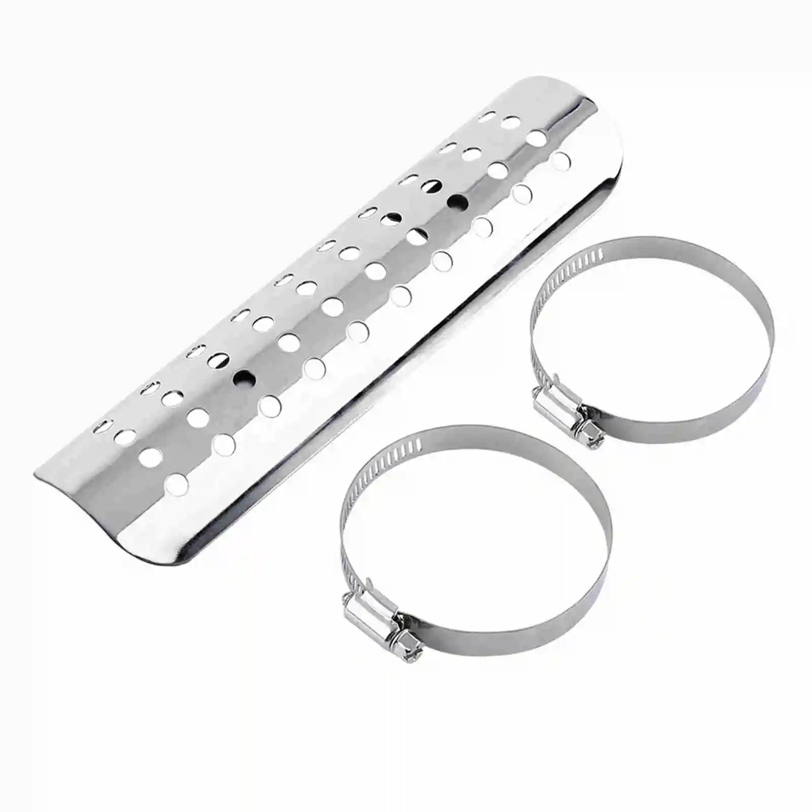 Универсальный мотоциклетный перфорированный тепловой экран Прямая крышка выхлопной трубы