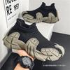 Socks Men's Shoes 2025 Spring and Summer New Casual Soft-soled Sneakers Large Size Shoes Men's One-pedal Breathable Dad Shoes