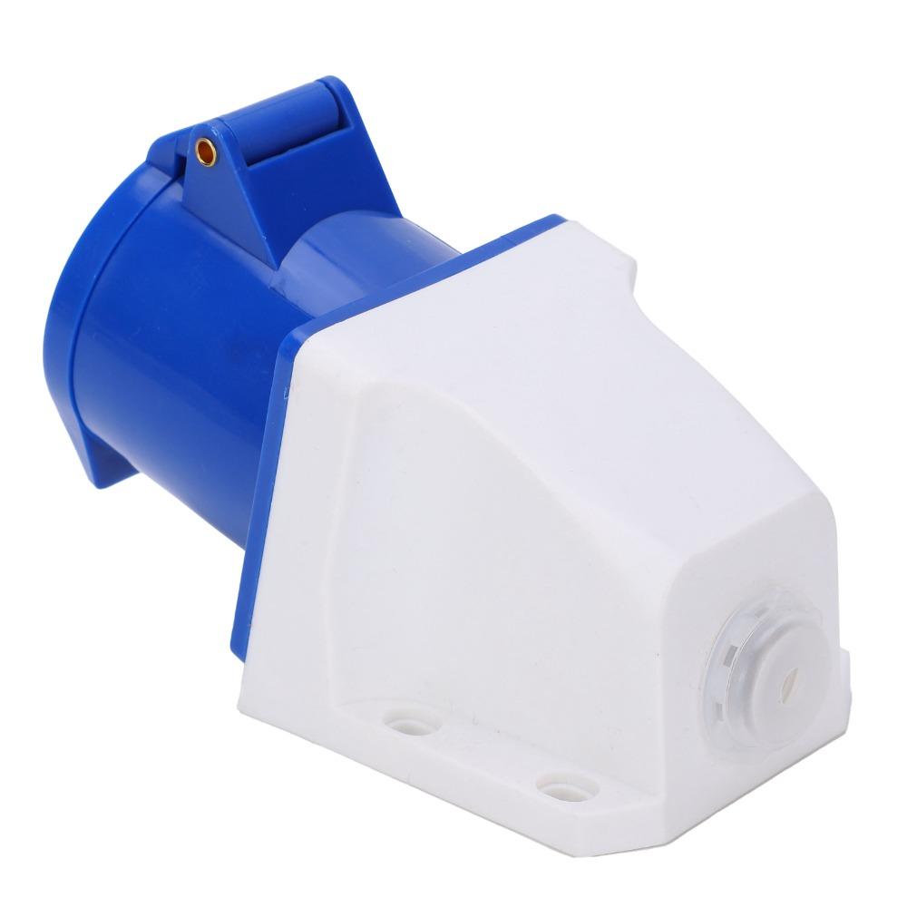 3 Cores 3‑Pin Industrial Socket 220-250V Industrial,Power Socket  Chemical Industry