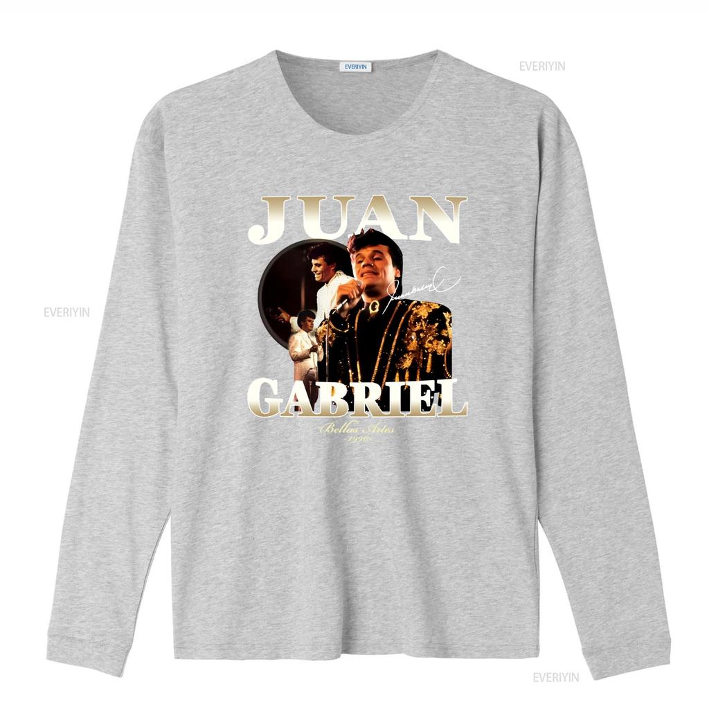 Juan Gabriel Bellas Artes 1990 T-Shirt Retro Musiklegende Fan vintage Gewaschen Bequem Weich Unisex Lässig Atmungsaktiv Leicht