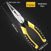 Yushuo Multi-Function Pliers Set: Needle-Nosed, Wire Cutters & Diagonal Pliers for Household & Industrial Use