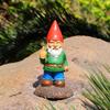 Micro Middle Finger Gnome Statue 3D Drunk Gnome Statue Mini Resin Doll Garden Decoration Resin Garden Figurines Garden Gnomes