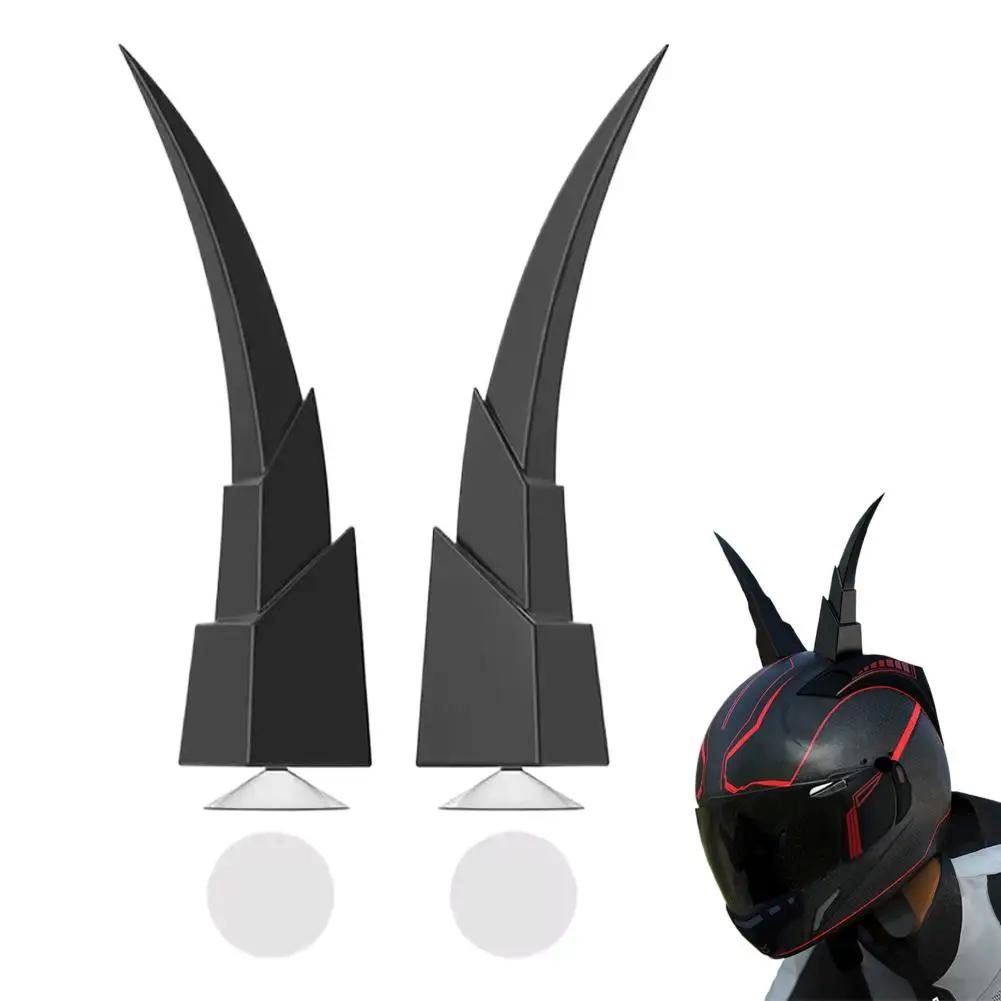 1Pair Motorcycle Helmet Devil Horns Decor Universal Suction Cup Bull Horns for Motorbike, Electric Scooter & Bike Helmet St T1V9