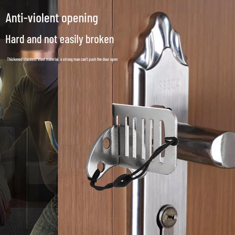 Portable Anti-Theft Door Stopper for Safety and Security At Home or Hotel