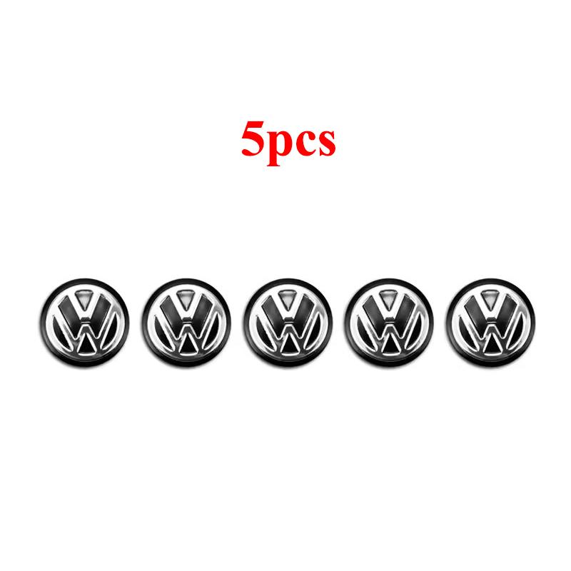 Pro VW Volkswagen Jetta MK5 Golf 14mm Znak na klíč od auta Samolepka Logo na dálkový ovladač klíče Pro Volkswagen VW Golf GTI Passat Tiguan Arteon