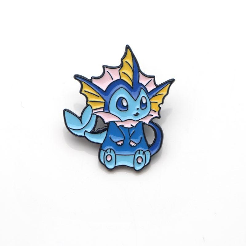 Anime Games Sylveon Pikachu Enamel Pins Collect Kawaii  Spirit Metal Cartoon Brooch Backpack Hat Bag Collar Lapel Badges