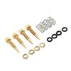 For Weber 4PCS Screws 4PCS Copper Plating Solid Brass