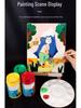 24-Color Acrylic Paint Set: Waterproof, 300ml Cans for Wall, Clothing & Shoes DIY Projects