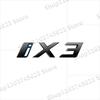1Pcs Car Styling ABS Plastic Emblem Decor For BMW I3 I4 I7 IX IX3 IX4 IX7 Logo Rear Tail Bumper Trunk Sticker Auto Accessories AT8