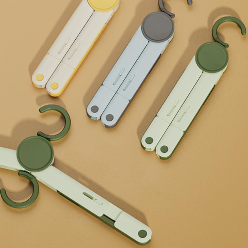 Travel Folding Clothes Hanger Portable Multi-Functional Clothes Hanger With Clip Bold Clothes Drying Rack Hanging Shoe Rack