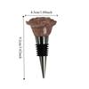 Bar Tools Leak Proof Rose Bottle Stoppers Decorative Keep Fresh Wine Bottle Plug Resin Wine Preservation Stoppers Wedding Events