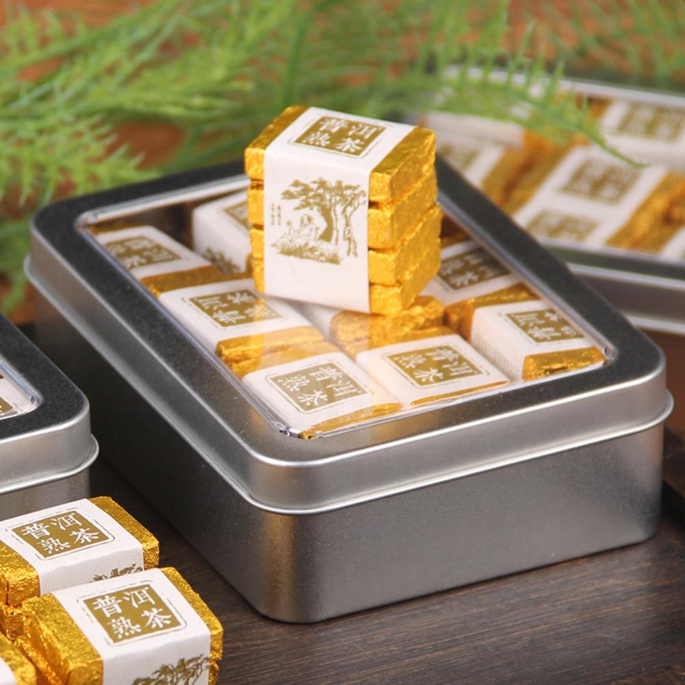 Mini Tuo & Square Tea Gift Box: Black, White, Pu'er & Chenpi