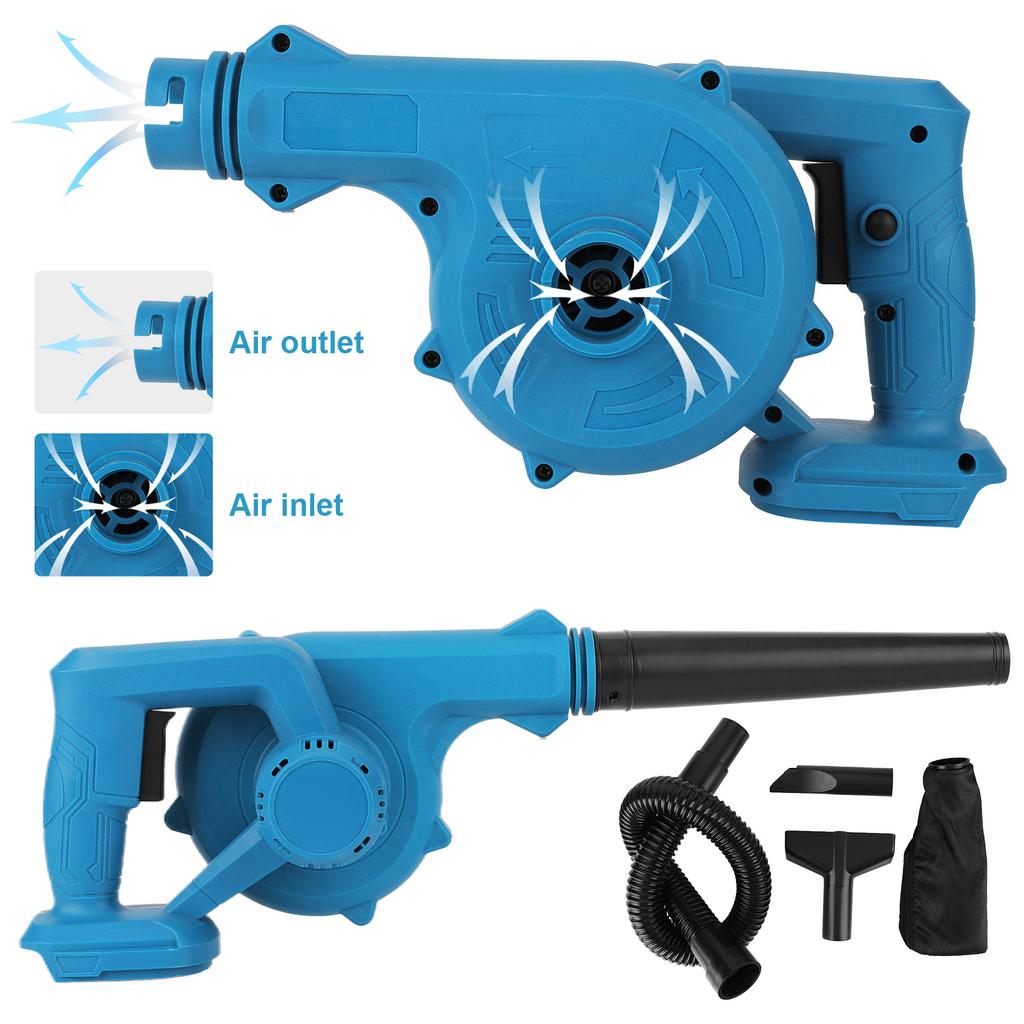 2 In 1 Electric Suction Vacuum Lightweight Powerful Leaf Blower Adjustable Handheld Dust Removal Fan Blowing Suction Tool