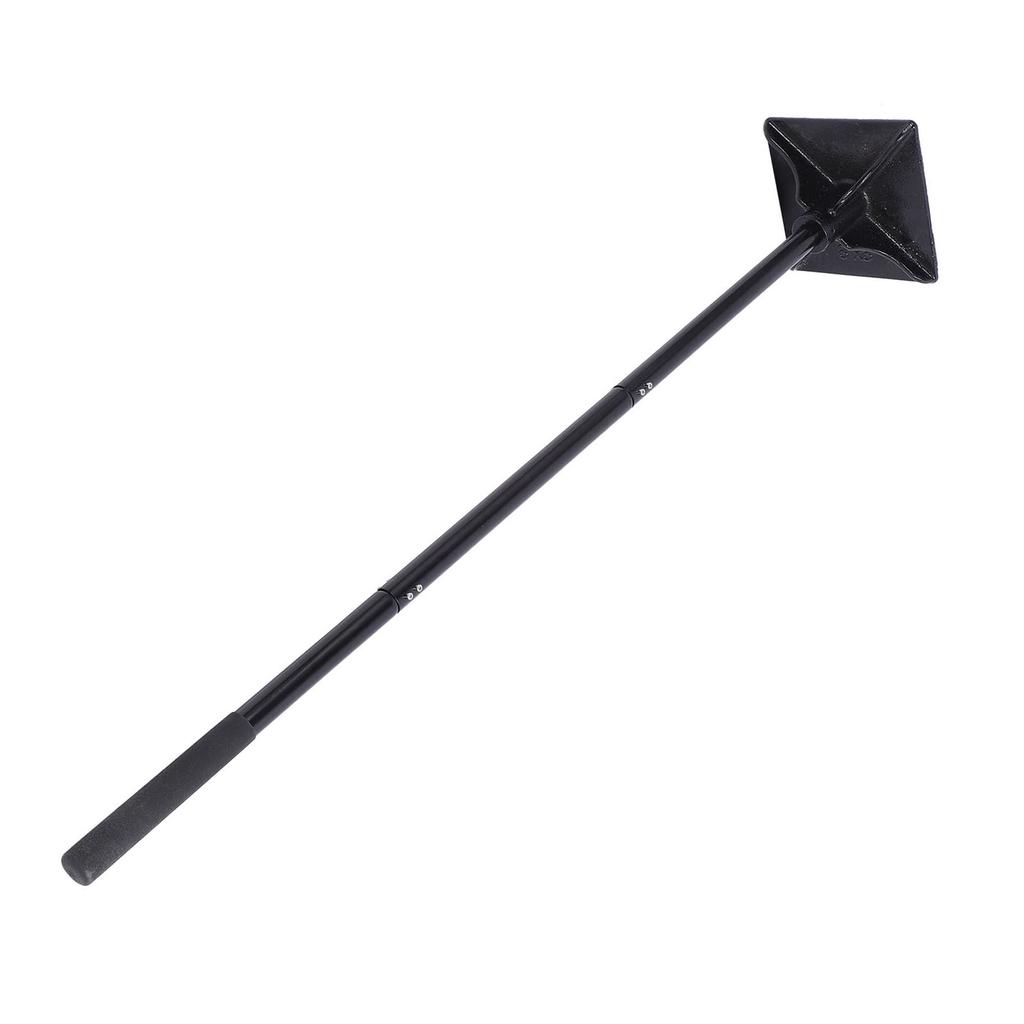 Steel Tamper Tool Garden with 48 Inch Handle Landscaping Compactor Hand Soil Ground Leveler for Installing Pavers