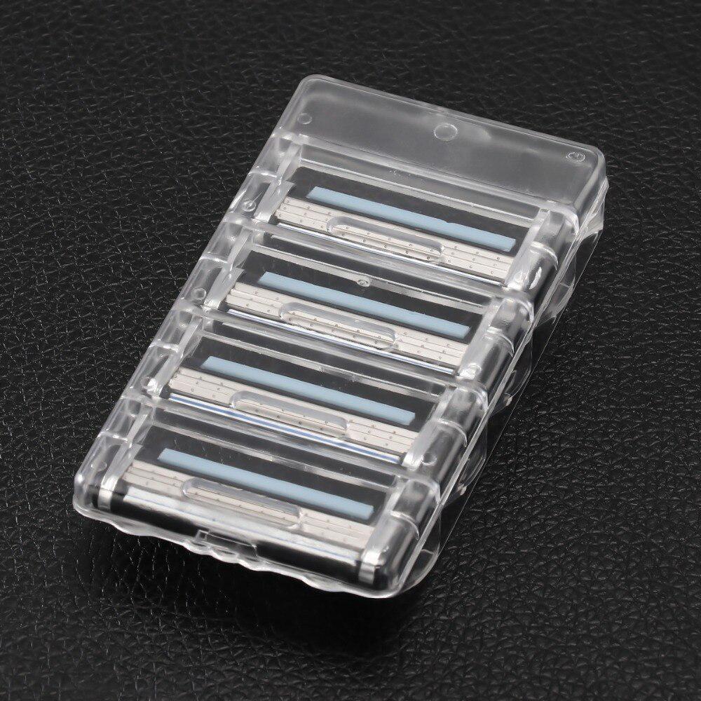 Useful 4pcs 3 Layer Razor Blades Men Shaver Blades Beauty Proglide Shaving Blades Fusione