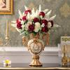 Europa Vintage Harz Vase Blumenarrangement Ornamente Haus Wohnzimmer Schreibtisch Einrichtung Dekoration Café Büro Zubehör Artikel
