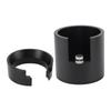 Coffee Portafilter Holder with Dosing Funnel 58mm Aluminum Alloy Round Coffee Machine Portafilter Tamping Stand for Home Bar