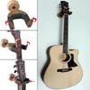 Wall Mount Guitar Hanger Hook Acoustic Guitar Holder Keeper Guitar Shape Solid Wood Base