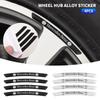 4Pcs Auto Wheel Hub Badge Tire Rim 3D Stickers For Mercedes Benz B/C/E/S Class A Class C200L GLC GLE CLA Accessories Car Styling