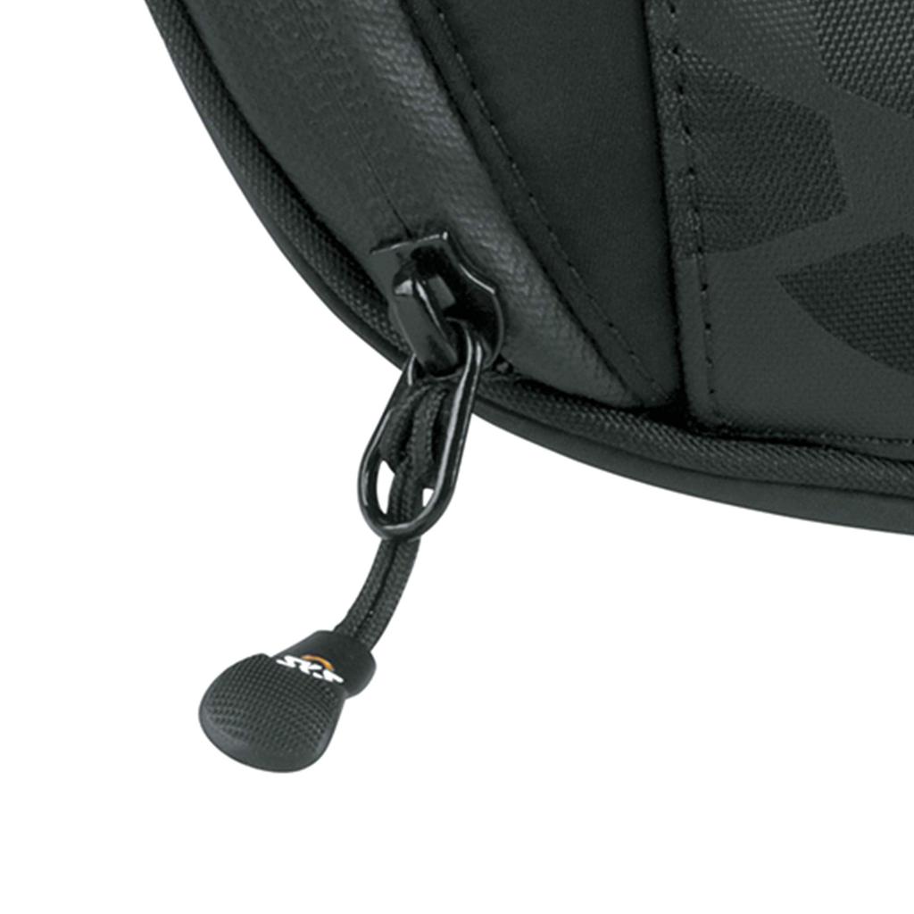 SKS Racer Straps 800 Bicycle Saddlebag W190 X H100 X D75mm (11519), Black, Dimensions