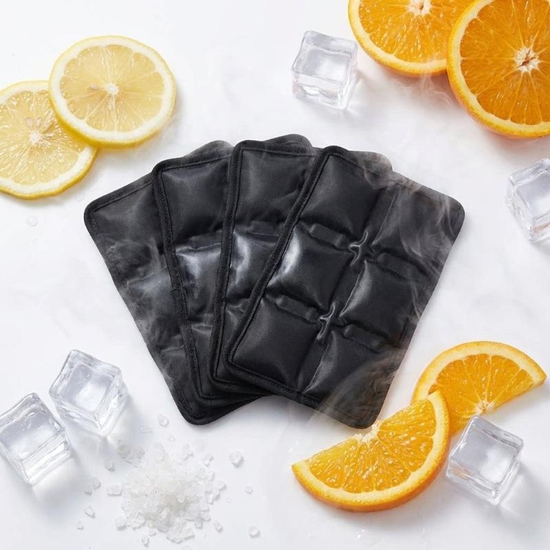 4Pcs Lunch Box Ice Pack Space Saving Leakproof Cold Gel Bag For Lunch Box And Coolers With Long Terms Cooling Effect