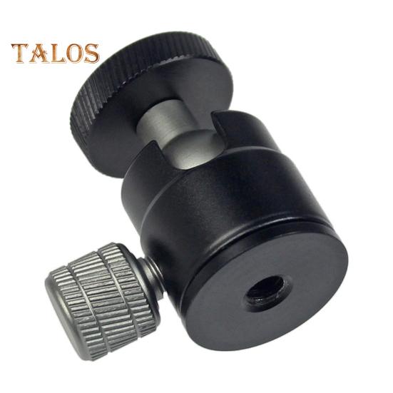 Mini Ball Head for GoPro for Osmo 360 Degree Rotatable Aluminum Alloy 1/4 Screw LED Video Light Cell Phone DSLR Camera Monopod Tripod Head Mount